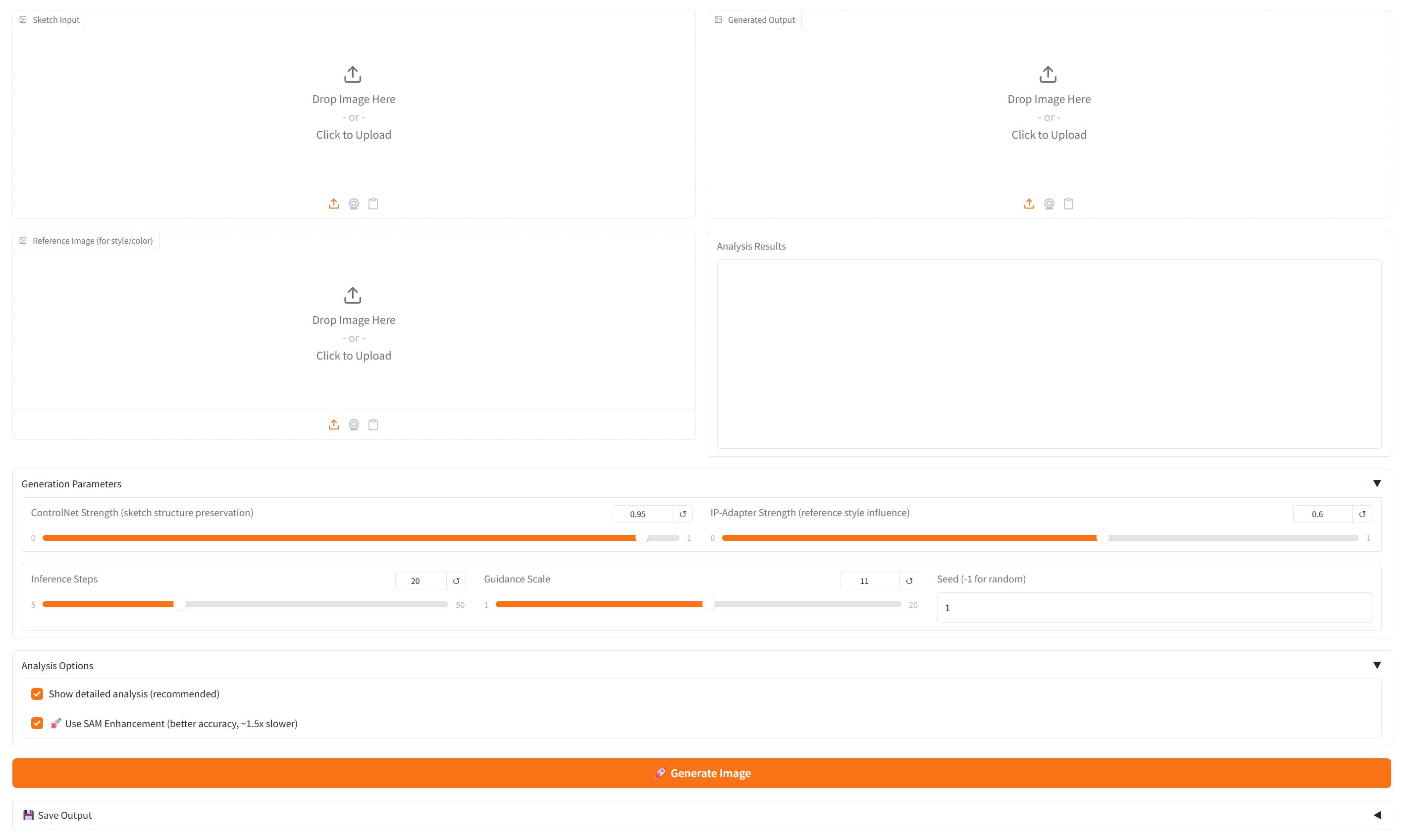 AI Style Transfer Interface
